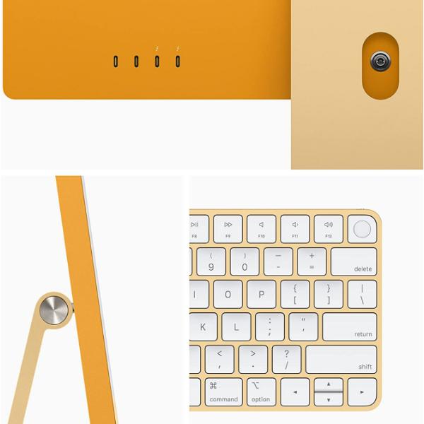 Apple iMac (24-inch, Apple M1 chip with 8‑core CPU and 8‑core GPU, 8GB RAM